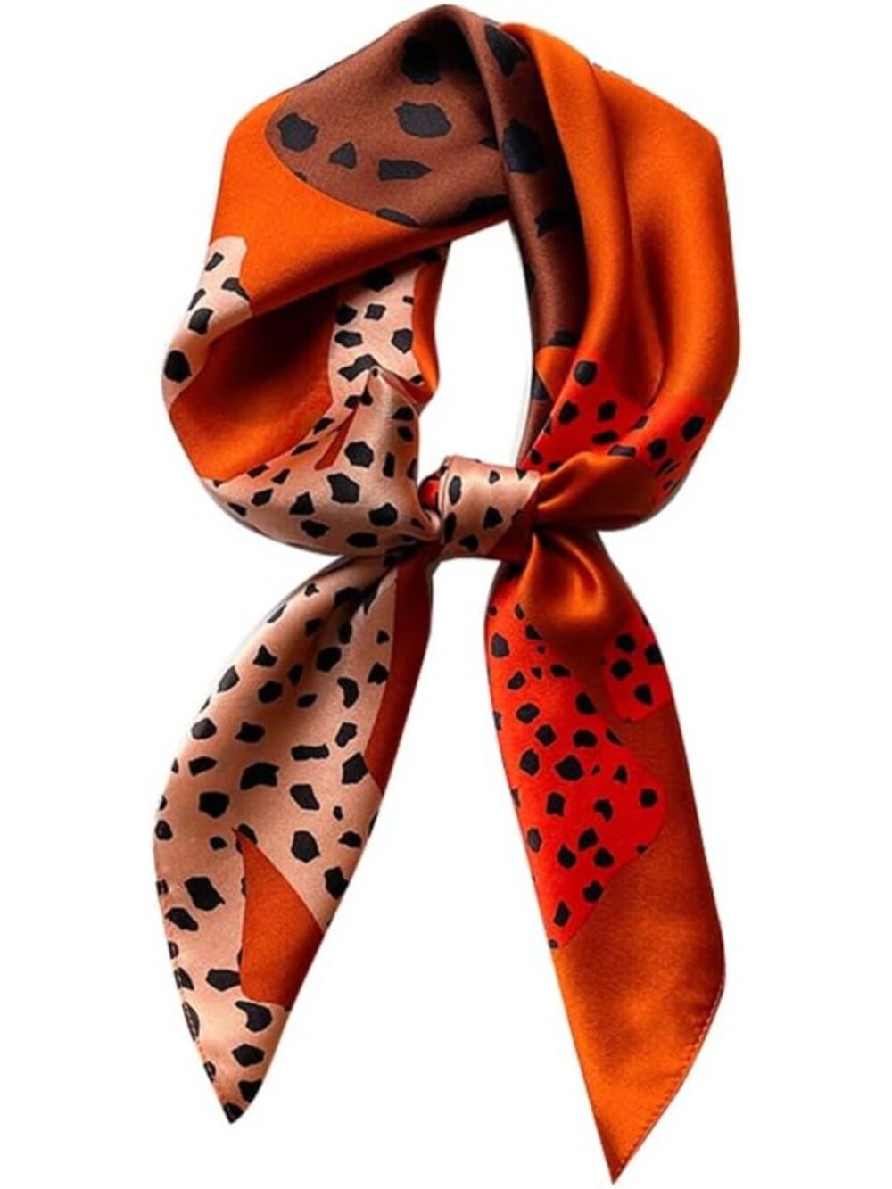 Luxurious 100% Pure Mulberry Silk Square Scarf for Women - Versatile Neck & Head